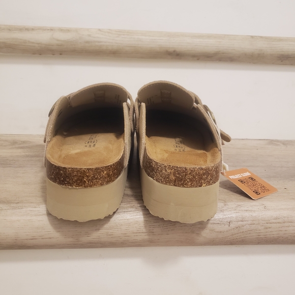 Project Cloud Genuine Leather Platform Clogs for Women Footwear Memory Foam Sz9 - Picture 4 of 11